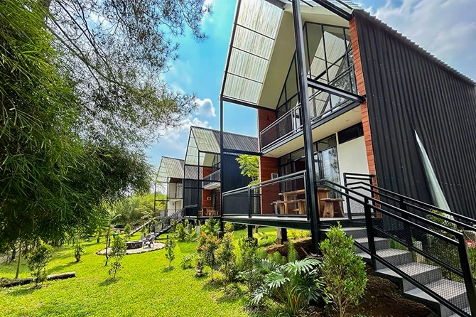 branding vila bango cabins